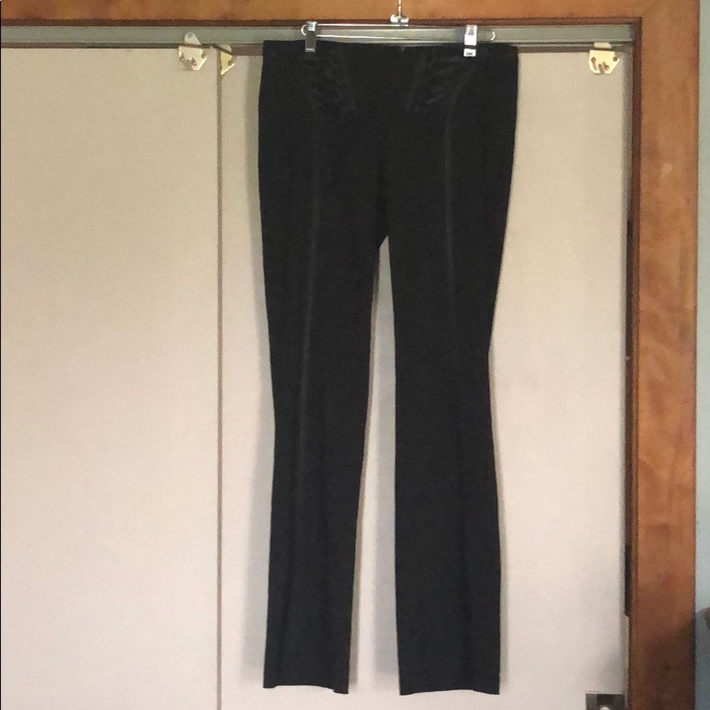 Black dressy party pants.